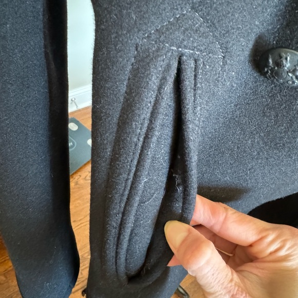 Nili Lotan Cash Peacoat in Black Size XS $1595 NWOT - Picture 10 of 13